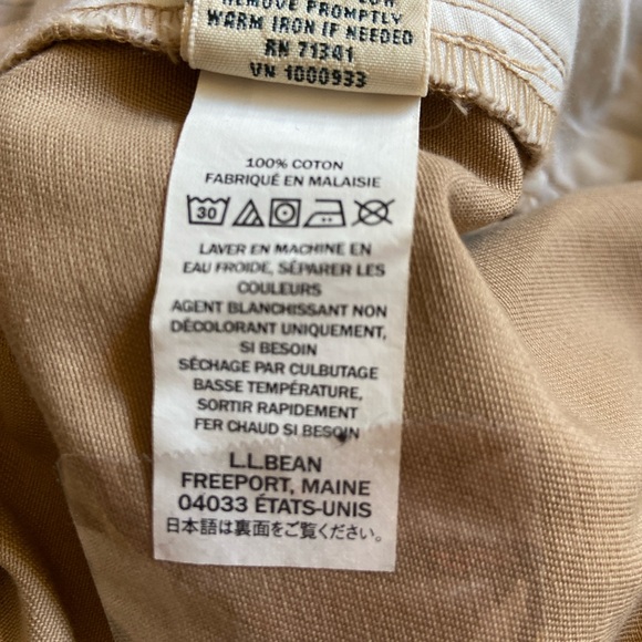 LL Bean Plus Size 22W Cotton Wrinkle Free pants - Picture 4 of 6